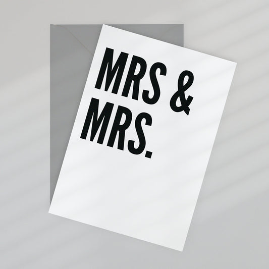 Be Bold: Mrs & Mrs