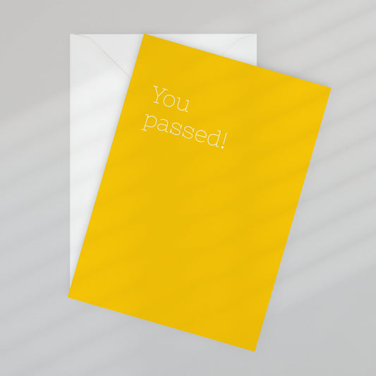 Be Simple: You Passed