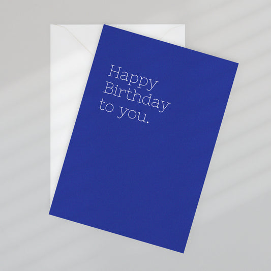 Be Simple: Birthday Blue