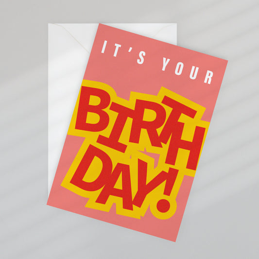 Happy Birthday: It's Your Birthday Red